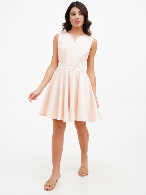 Сукня міні Sassofono модель A272-SC-1744_пудра Фото