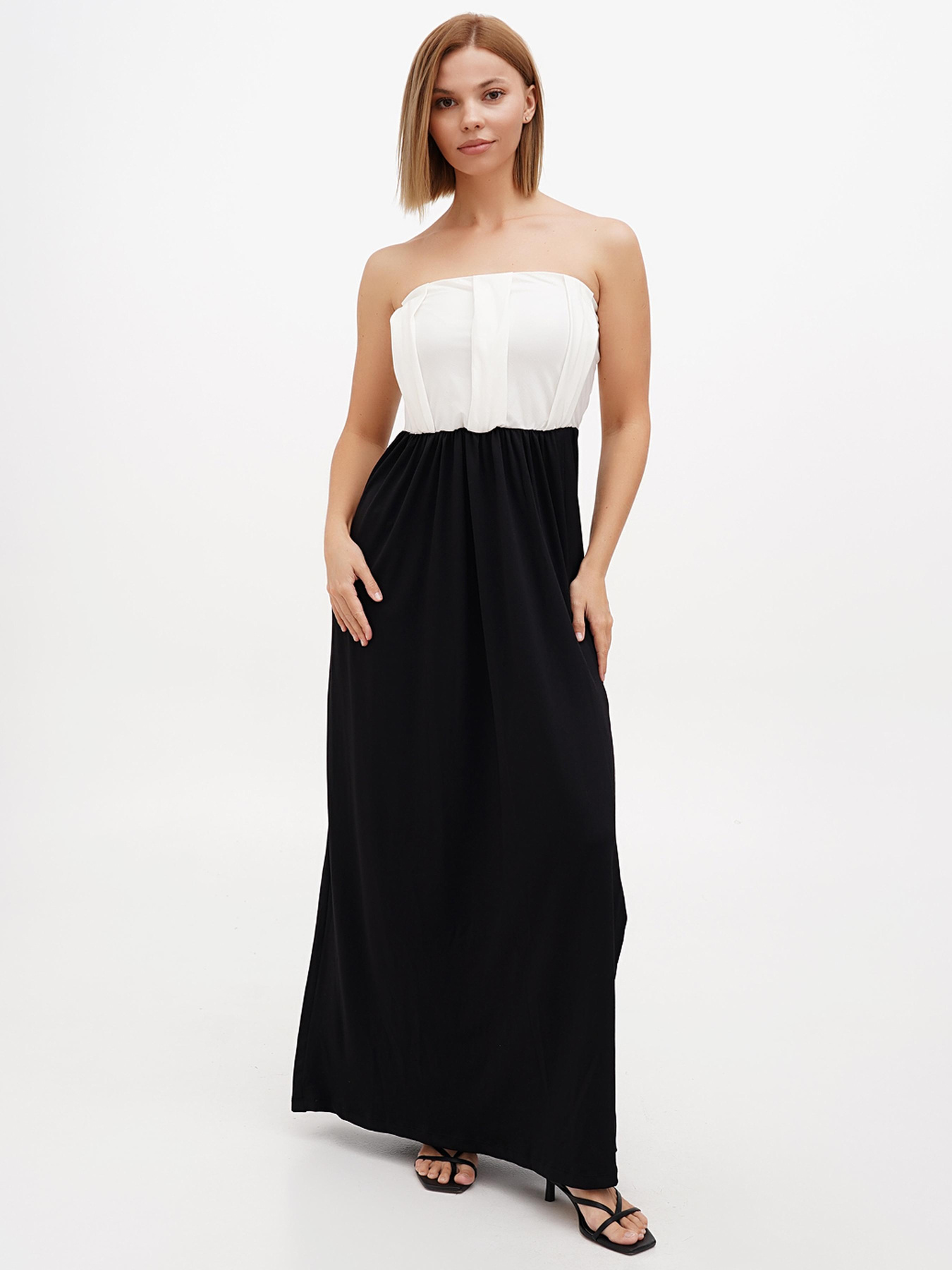 Платье макси Sassofono модель A272-SC-1765 Фото