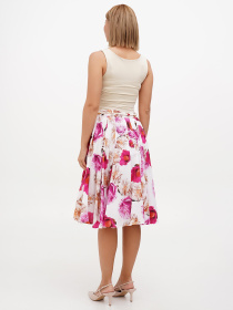 Юбка миди Sassofono модель A272-SC-1781_фуксия Фото