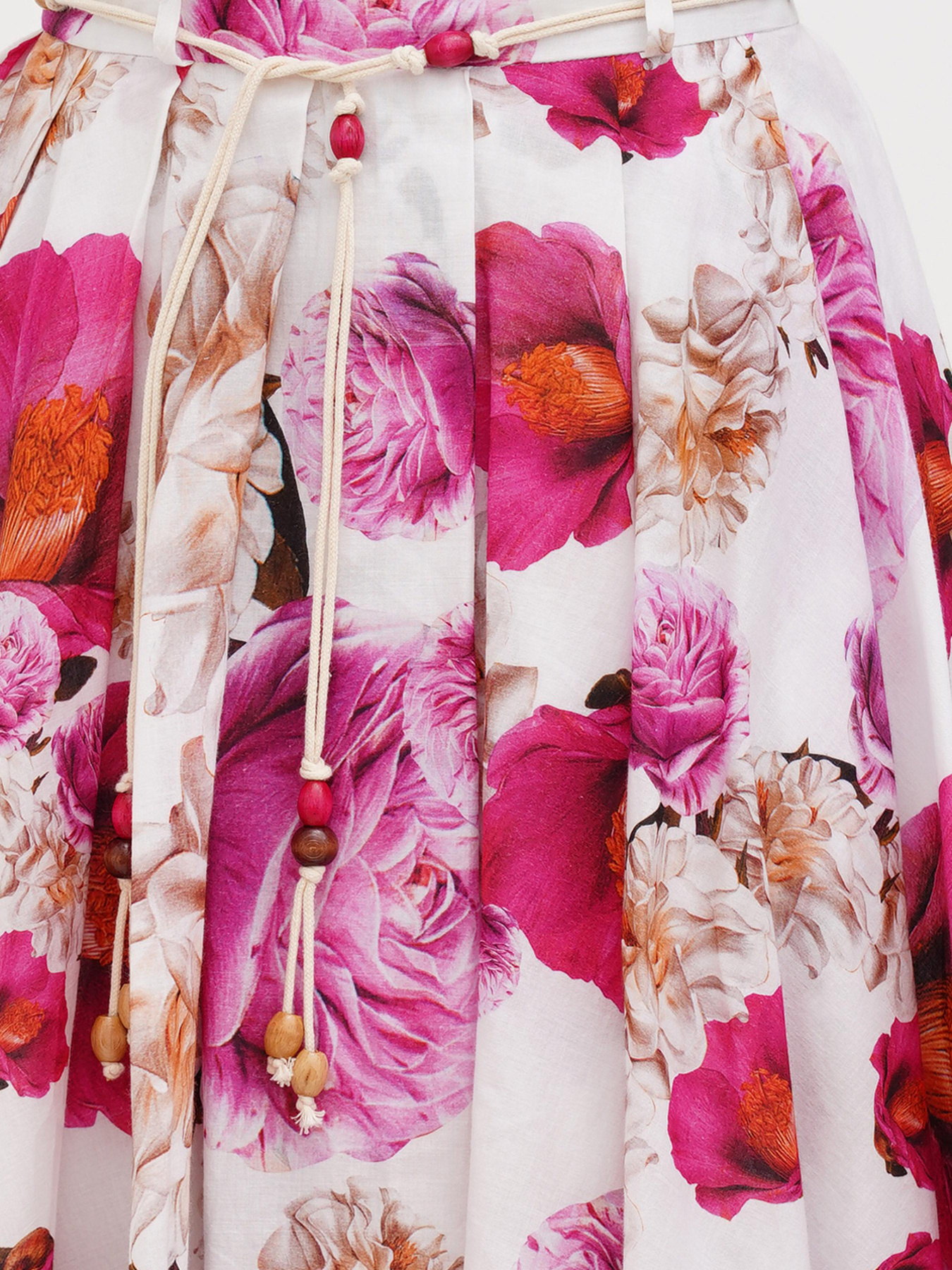 Спідниця міді Sassofono модель A272-SC-1781_фуксия Фото