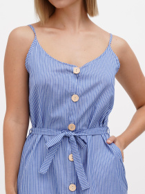 Сарафан Sassofono модель A272-SC-1858_голубой Фото