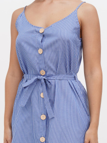 Сарафан Sassofono модель A272-SC-1858_голубой Фото