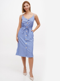 Сарафан Sassofono модель A272-SC-1858_голубой Фото