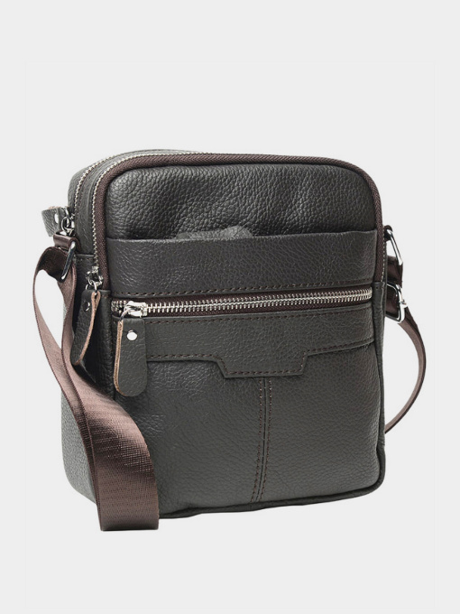Кросс-боди Borsa Leather модель K18016a-brown Фото