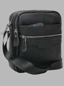 Крос-боді Borsa Leather модель K18016a-black Фото