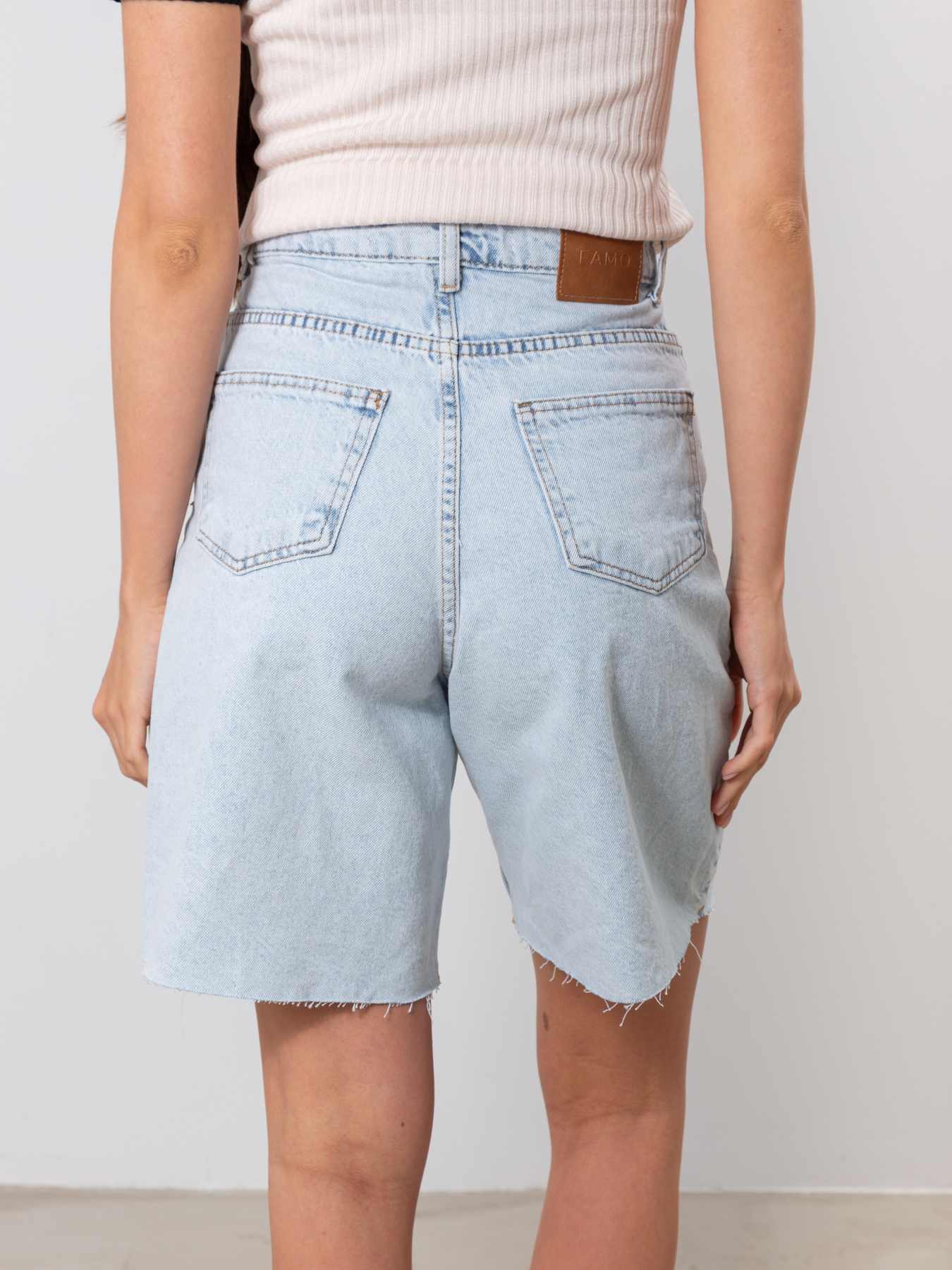 Шорти джинсові Famo модель BR-2432_01 Фото