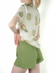 Пижама женская №1553/1, fruits mix модель 12001 Пижама женская №1553/1, fruits mix модель 12001 Фото