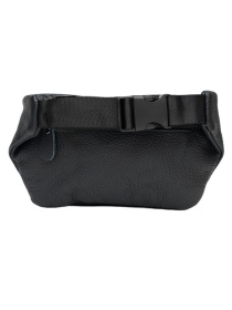 Поясна сумка Borsa Leather модель K101-black Фото