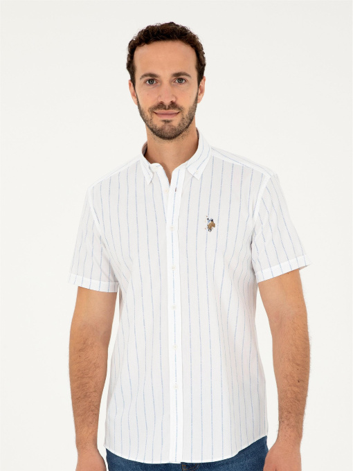 Рубашка повседневная US Polo модель G081SZ004.000.1838497.VR003 Фото