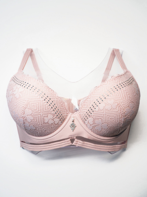 Бюстгальтер ISSA Plus модель BL3-106_розовый Фото