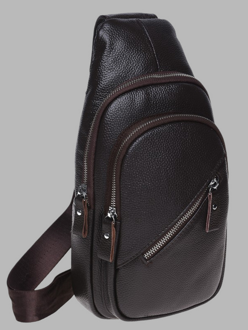 Повсякденний рюкзак Borsa Leather модель K16603-brown Фото