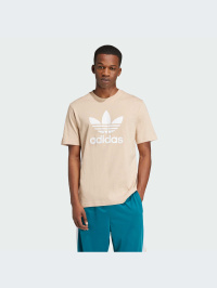 Бежевий - Футболка adidas Adicolor