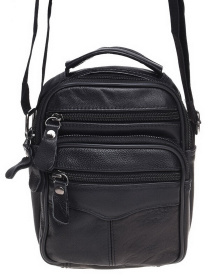 Кросс-боди Borsa Leather модель K101b-black Фото