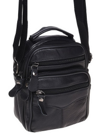 Кросс-боди Borsa Leather модель K101b-black Фото