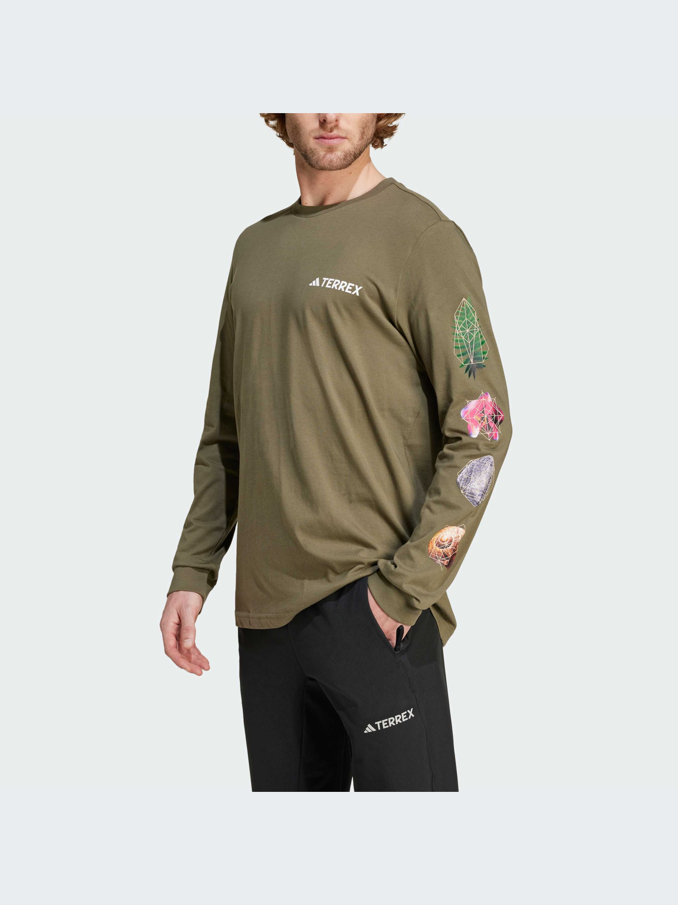 Лонгслів Adidas Graphics модель IY4303 Фото