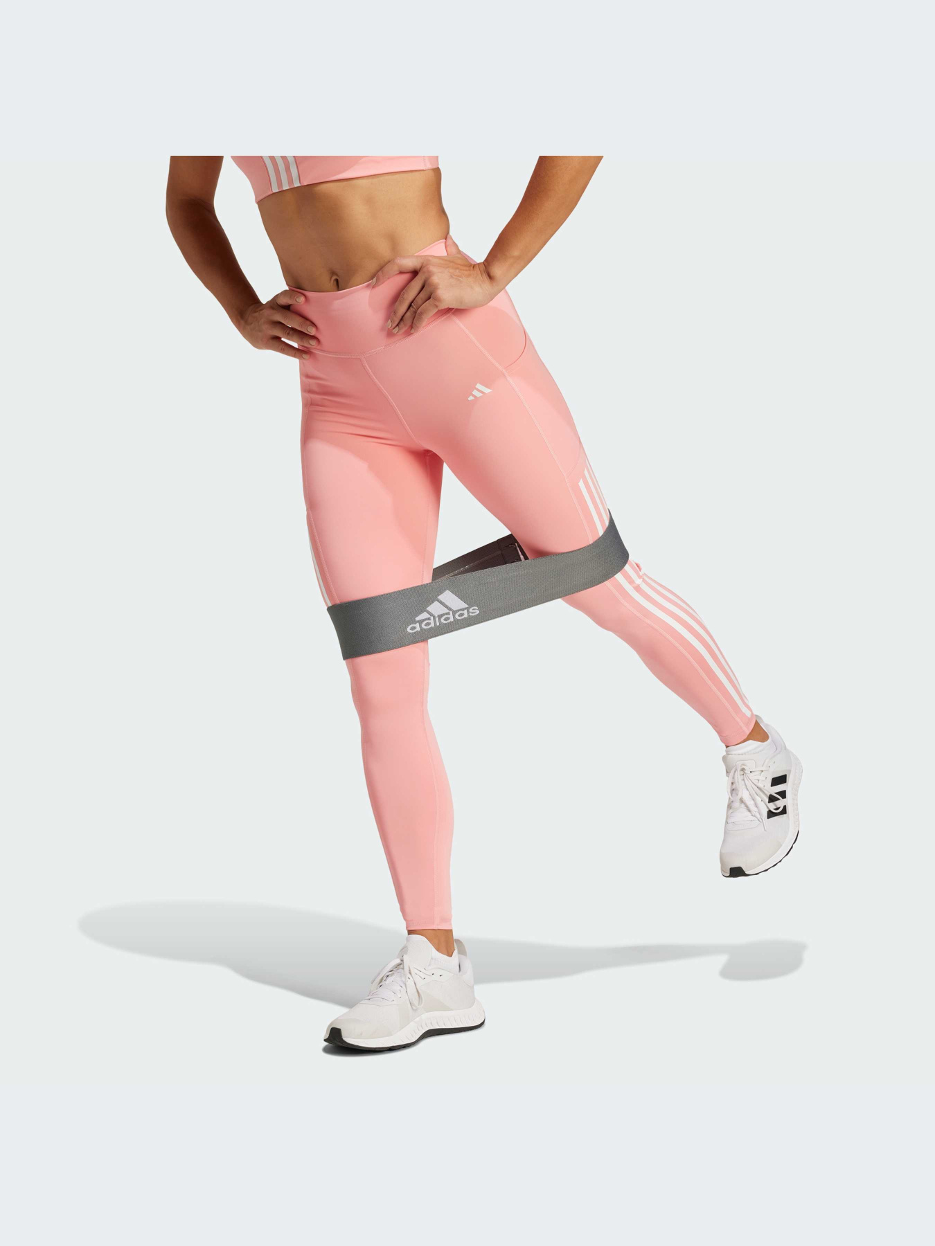 Спортивні леггінси Adidas 3 Stripes модель IZ2716 Фото