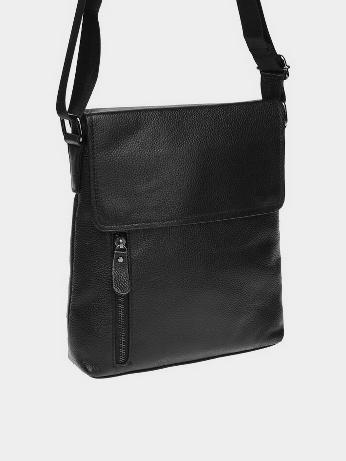 Кросс-боди Borsa Leather модель K17859-black Фото