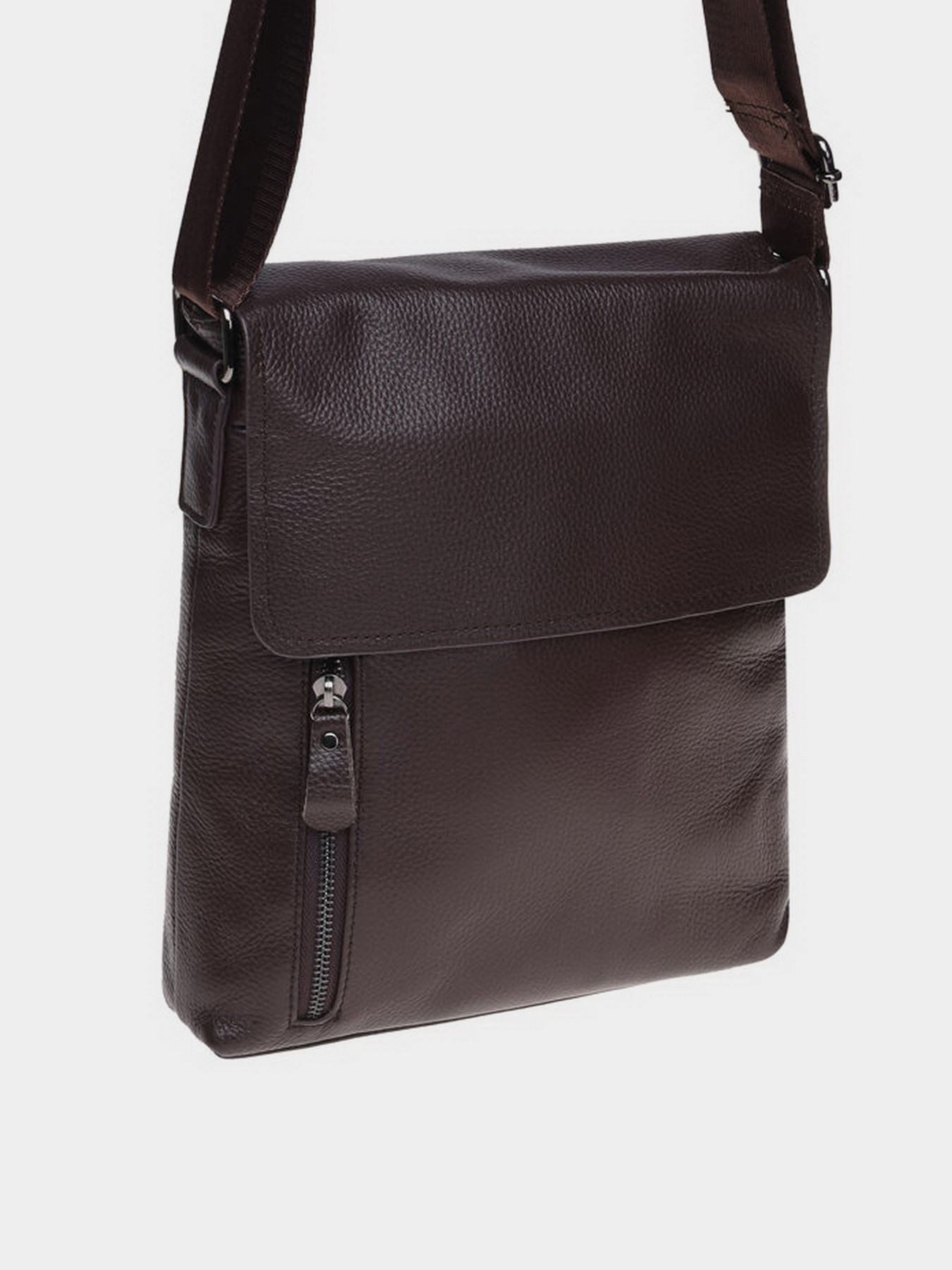 Кросс-боди Borsa Leather модель K17859-brown Фото