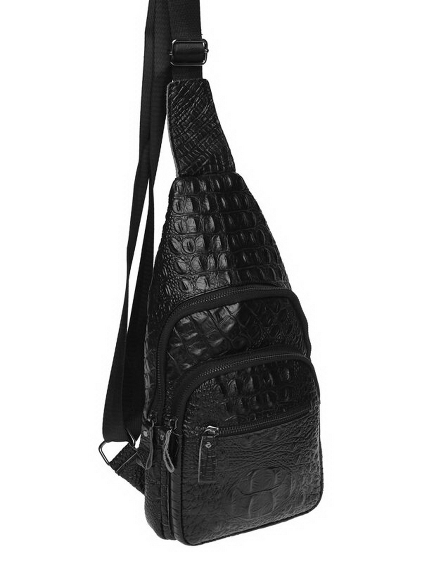 Рюкзаки Borsa Leather модель K13611-black Фото