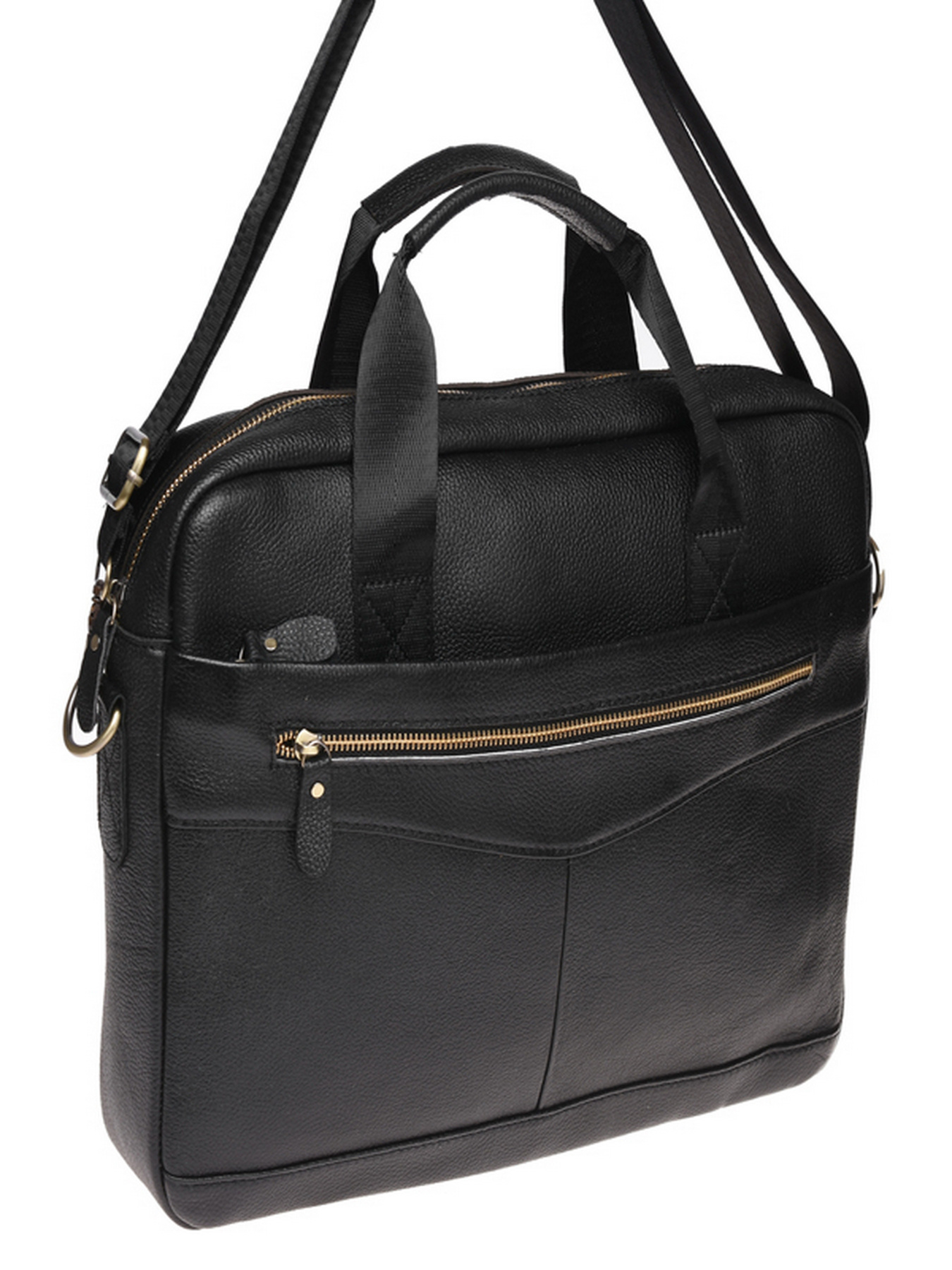 Портфель Borsa Leather модель K11118-black Портфель Borsa Leather модель K11118-black Фото