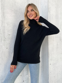 Водолазка ISSA Plus модель WN20-573_черный Фото