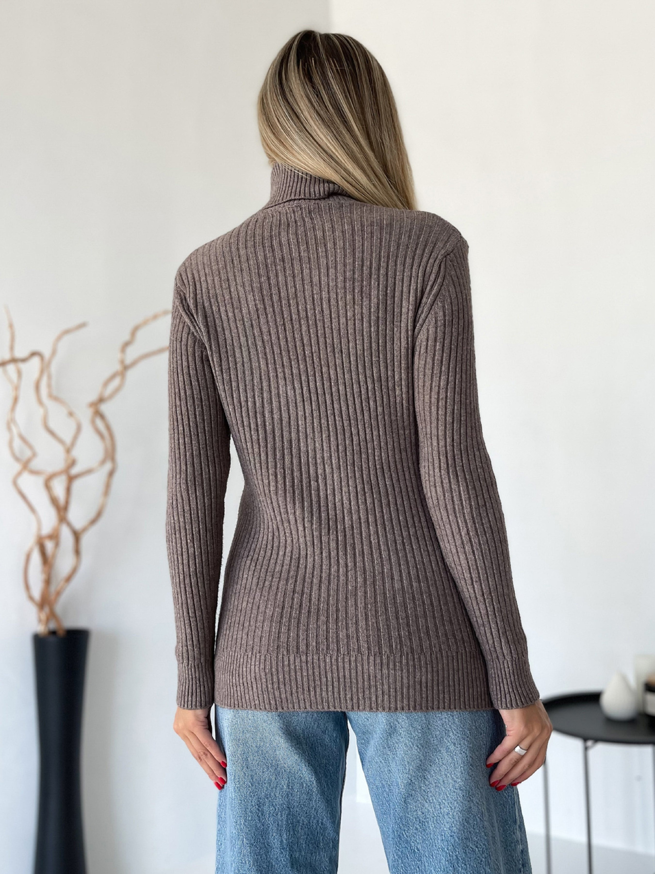 Водолазка ISSA Plus модель WN20-575_темно_бежевый Фото