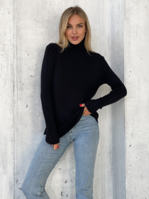 Водолазка ISSA Plus модель WN20-575_черный Фото