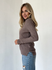 Водолазка ISSA Plus модель WN20-577_темно_бежевый Фото