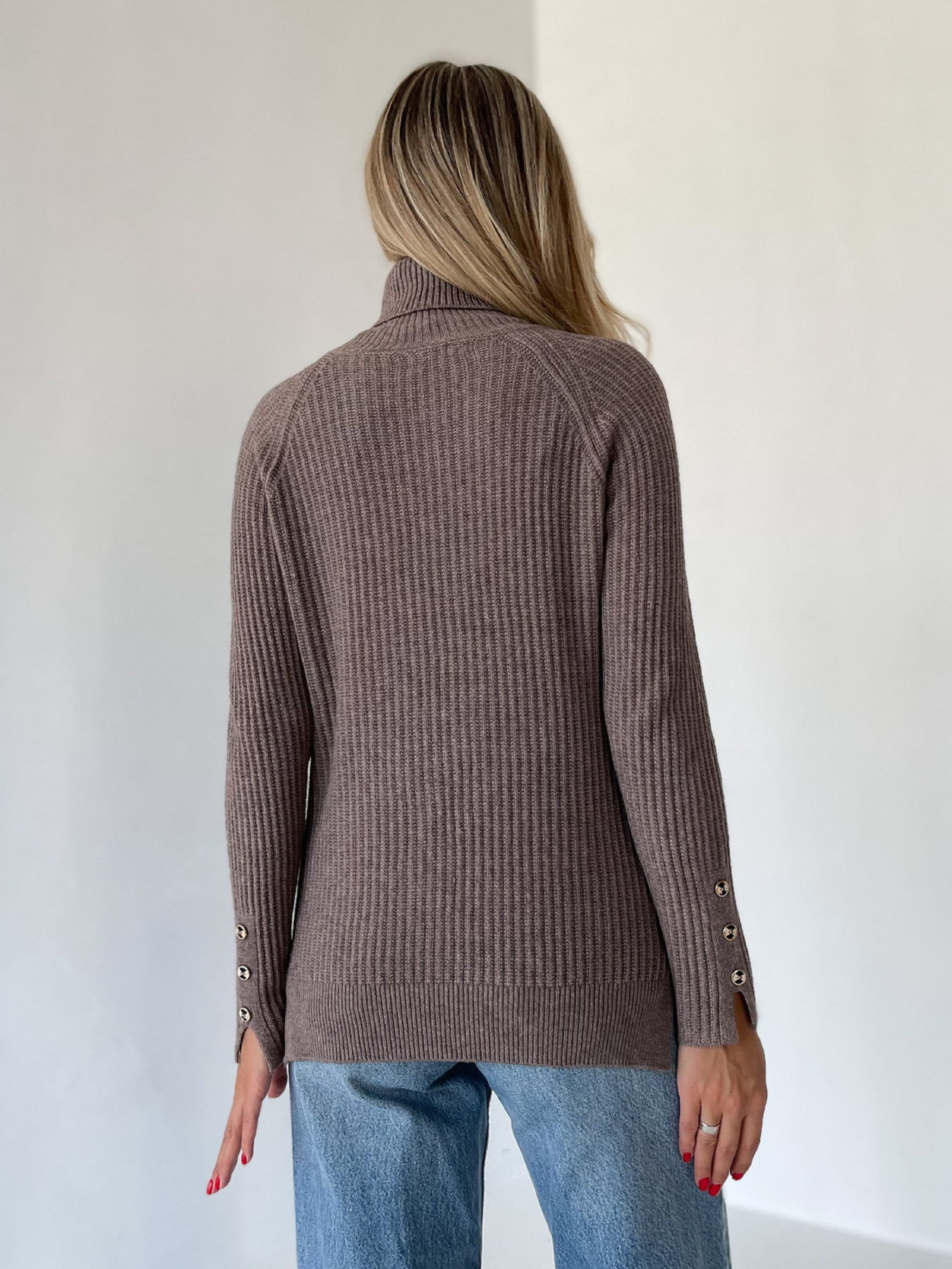 Водолазка ISSA Plus модель WN20-577_темно_бежевый Фото