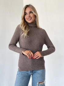 Водолазка ISSA Plus модель WN20-577_темно_бежевый Фото