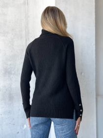 Водолазка ISSA Plus модель WN20-577_черный Фото