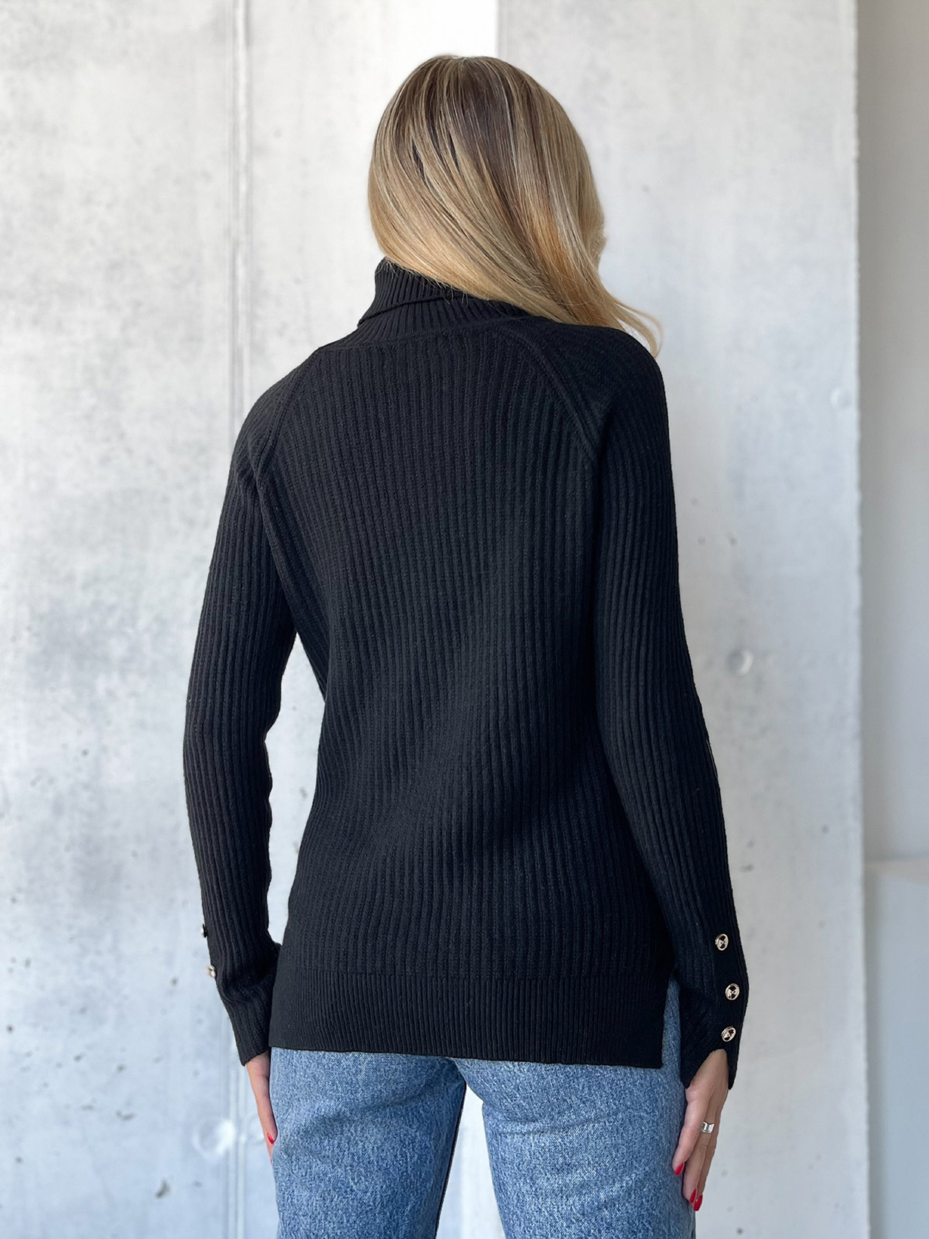 Водолазка ISSA Plus модель WN20-577_черный Фото