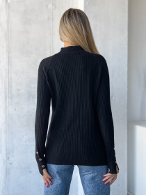 Водолазка ISSA Plus модель WN20-578_черный Фото