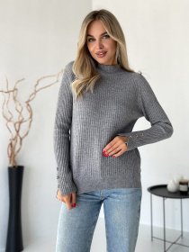 Водолазка ISSA Plus модель WN20-578_серый Фото