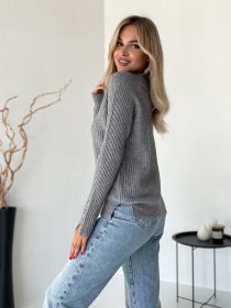 Водолазка ISSA Plus модель WN20-578_серый Фото