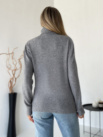 Водолазка ISSA Plus модель WN20-579_серый Фото