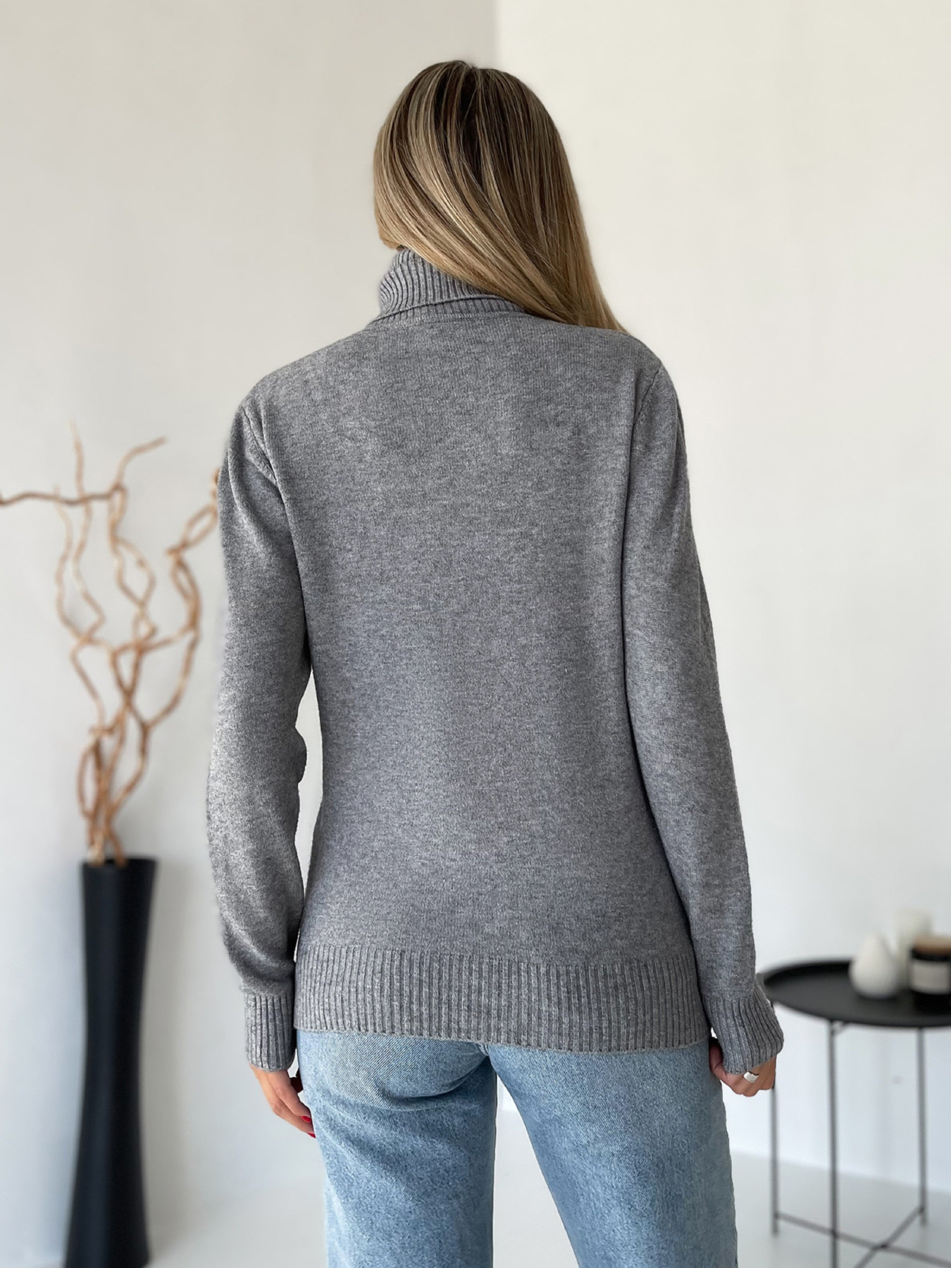 Водолазка ISSA Plus модель WN20-579_серый Водолазка ISSA Plus модель WN20-579_серый Фото