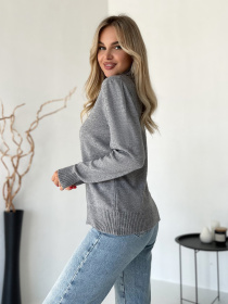 Водолазка ISSA Plus модель WN20-579_серый Водолазка ISSA Plus модель WN20-579_серый Фото