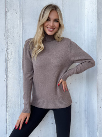 Водолазка ISSA Plus модель WN20-579_темно_бежевый Фото