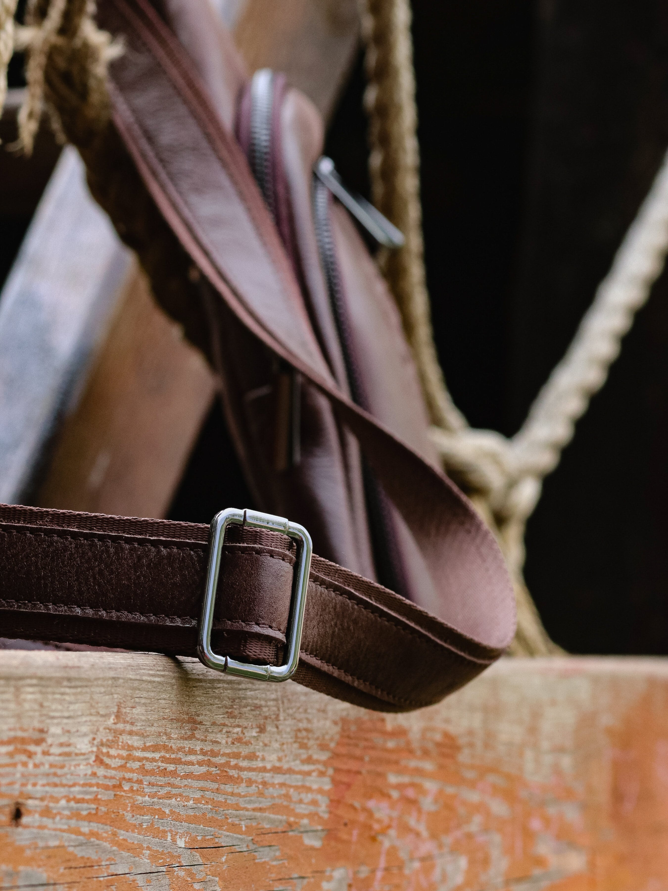 Крос-боді Legessy модель KR_018-1_Brown_G Фото