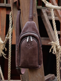 Крос-боді Legessy модель KR_018-1_Brown_G Фото