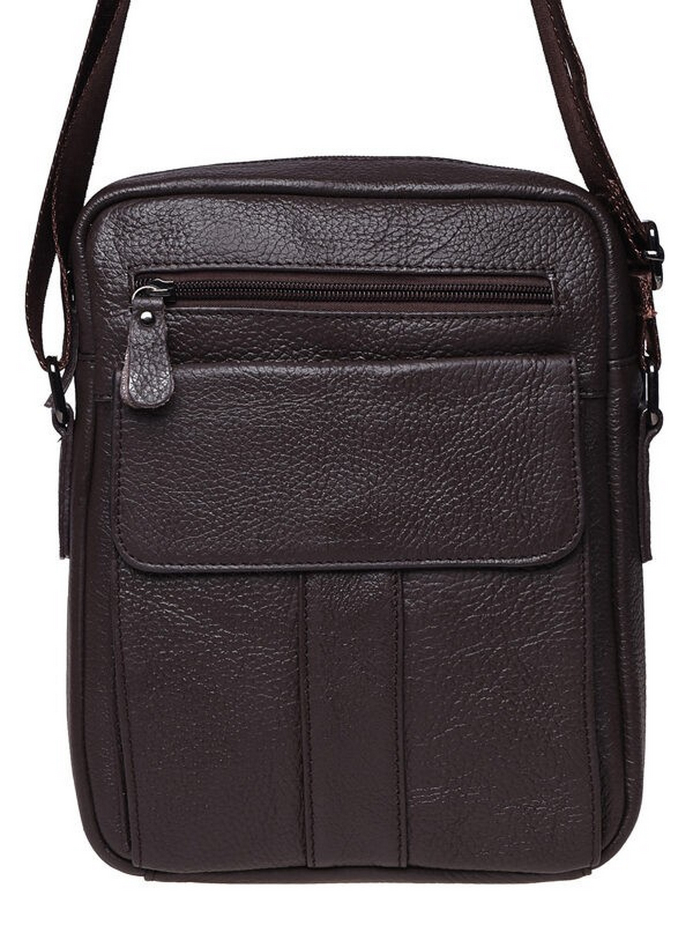 Кросс-боди Borsa Leather модель K18154-brown Фото