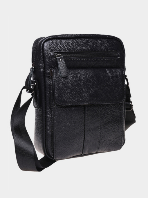Крос-боді Borsa Leather модель K18154-black Фото
