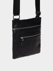 Кросс-боди Borsa Leather модель K1307-black Фото