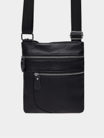 Кросс-боди Borsa Leather модель K1307-black Фото