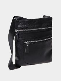 Кросс-боди Borsa Leather модель K1307-black Фото
