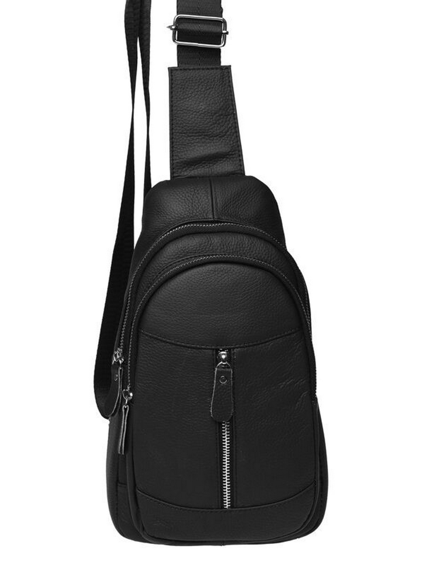 Повсякденний рюкзак Borsa Leather модель K1318-black Фото