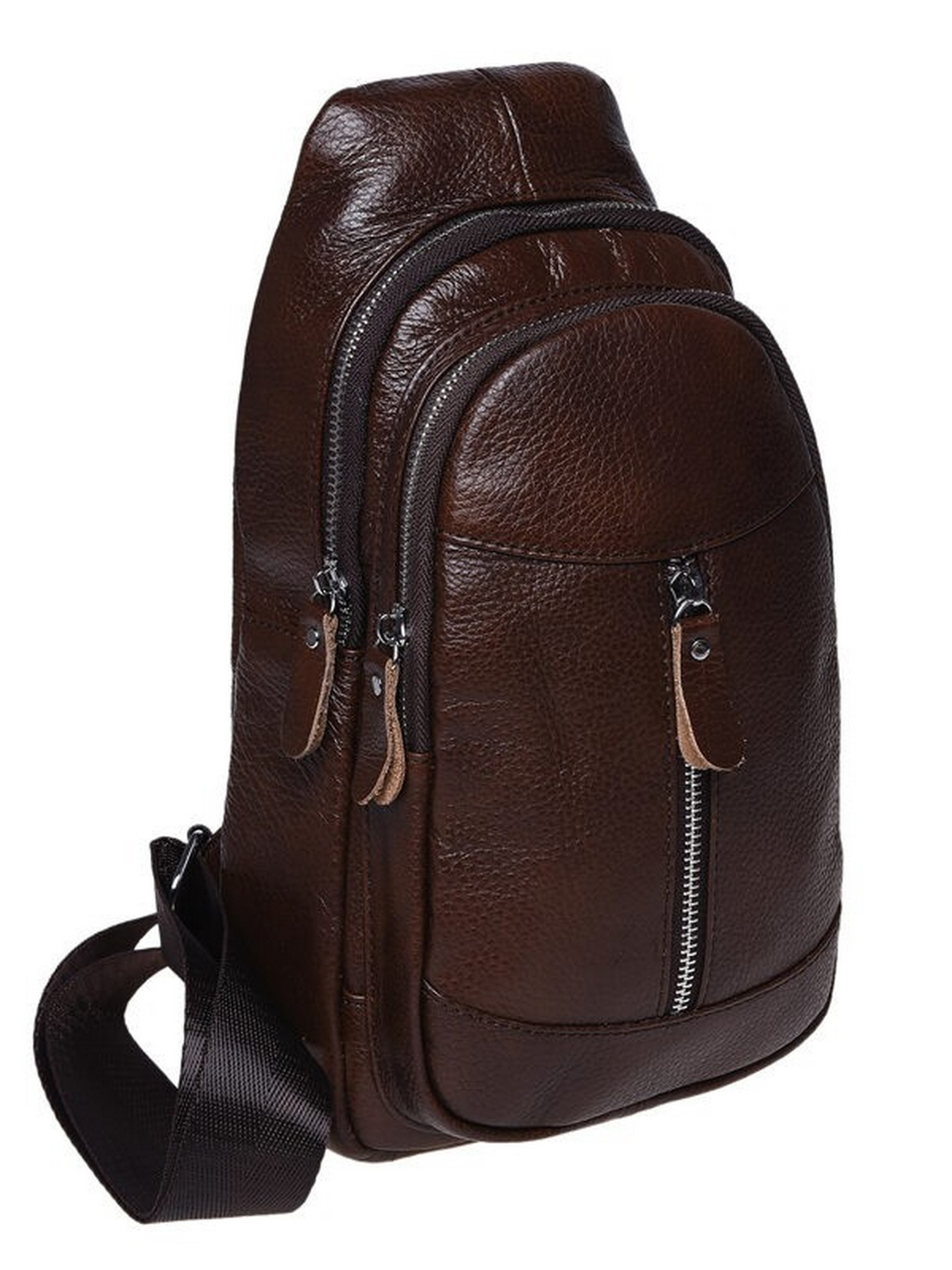 Рюкзаки Borsa Leather модель K1318-brown Фото