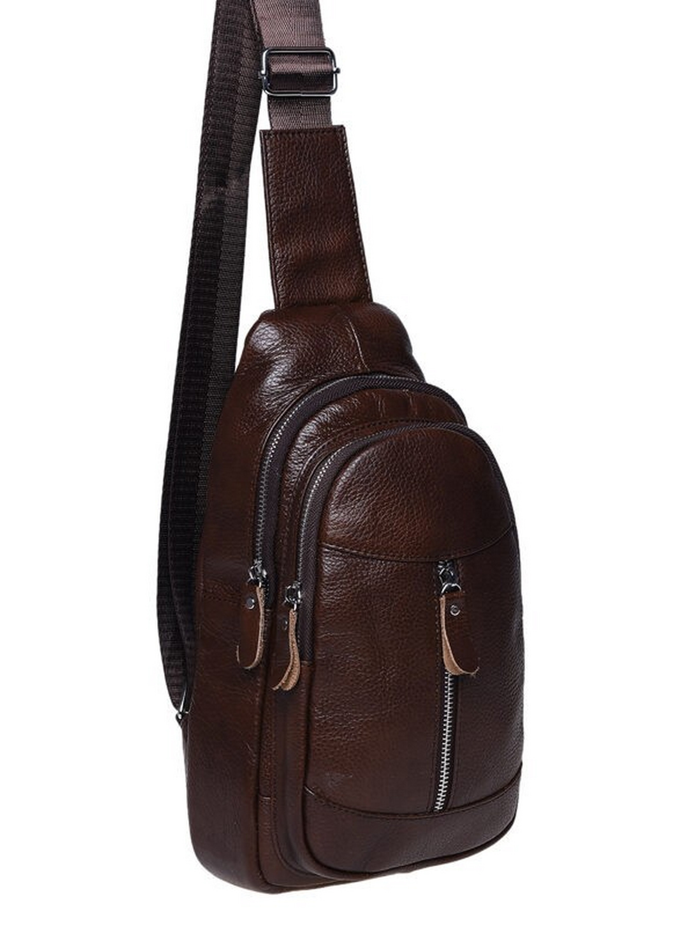Рюкзаки Borsa Leather модель K1318-brown Фото