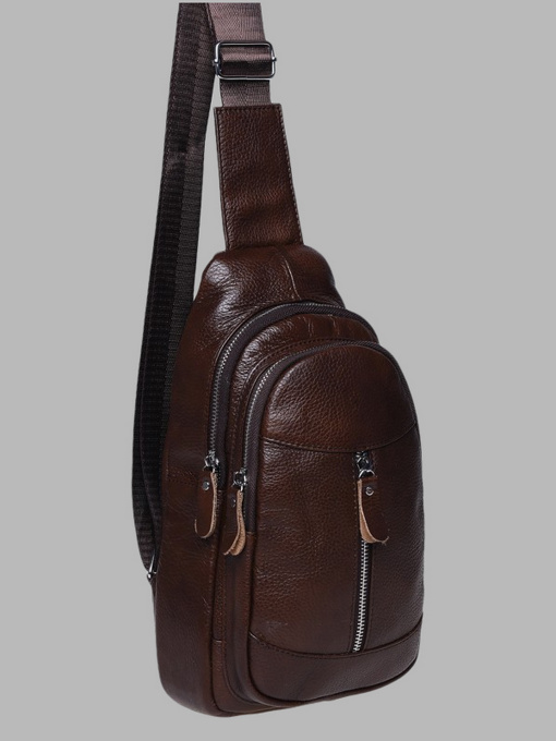 Рюкзаки Borsa Leather модель K1318-brown Фото